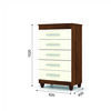 Comoda Joyero Jdo & Design Capri 5 Cajones 