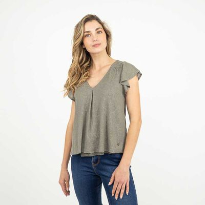 Blusa Manga Corta Mujer Zibel