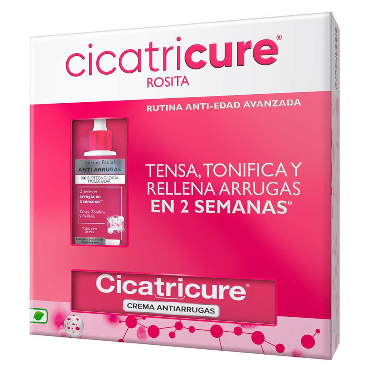 Pack Cicatricure Serum Antiarrugas 30Ml + Antiedad Crema 30G