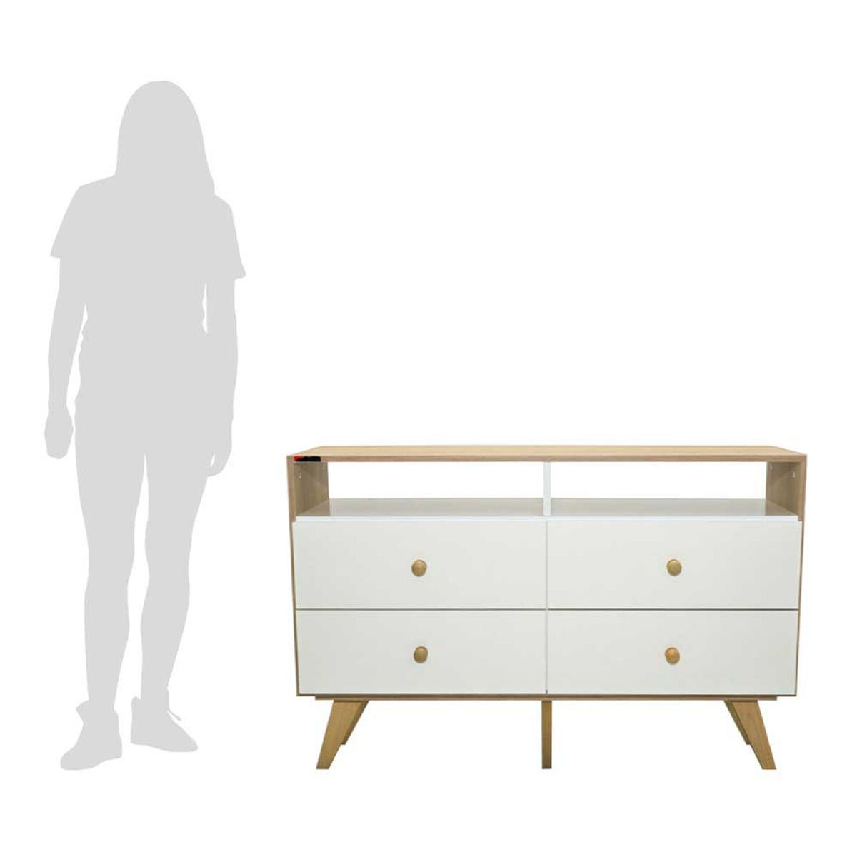 C&oacute;moda Home Mobili Voss 4 Cajones