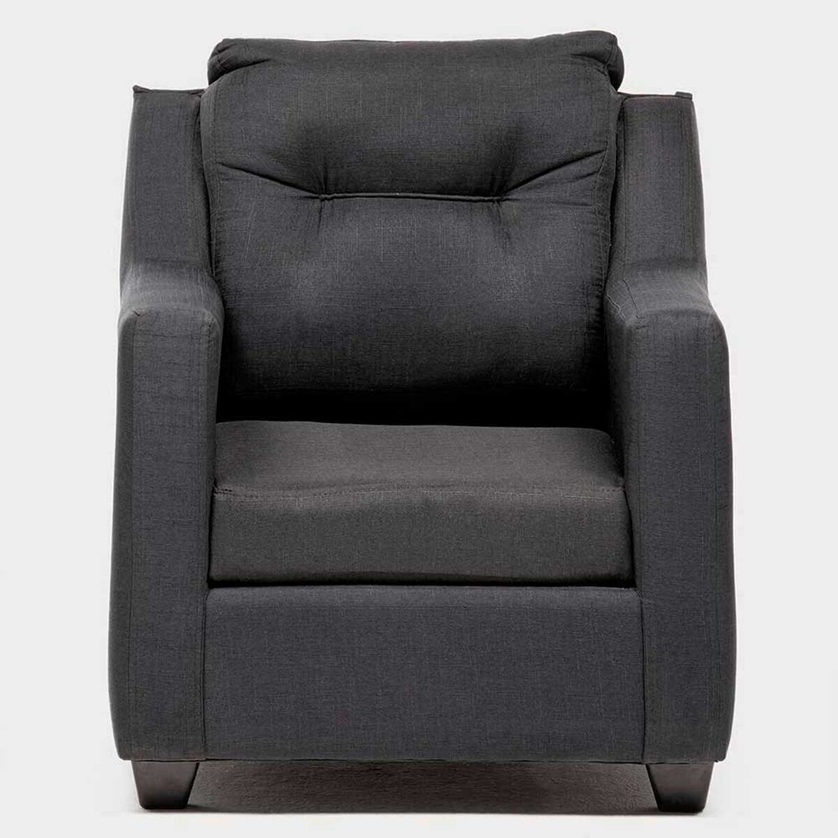 Juego de Living Almore Noruega Sof&aacute; 3 Cuerpos + Dos Sillones 1 Cuerpo Negro