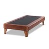Base Europea Dividida Latam Home 1 Plaza Zen Cuero Tabaco