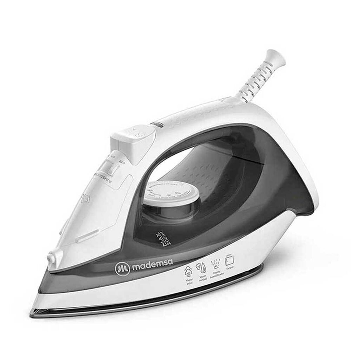Combo Lavadora Automática Mademsa 20 SZG 20 kg. + Plancha a Vapor Mademsa MIR10 + 2 Detergentes Thopais Active Gel 3 lts.