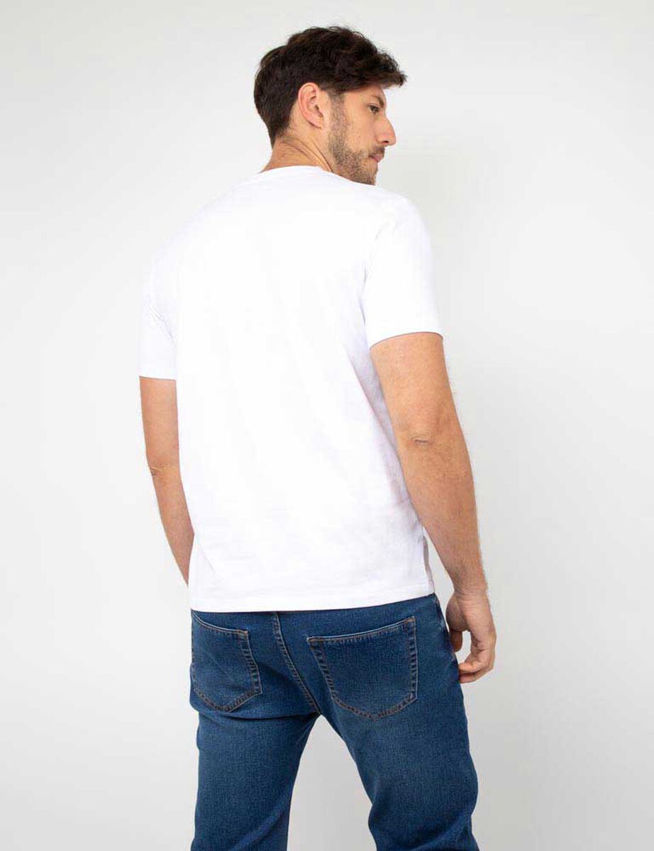 Polera Con Estampado Manga Corta Hombre Zibel