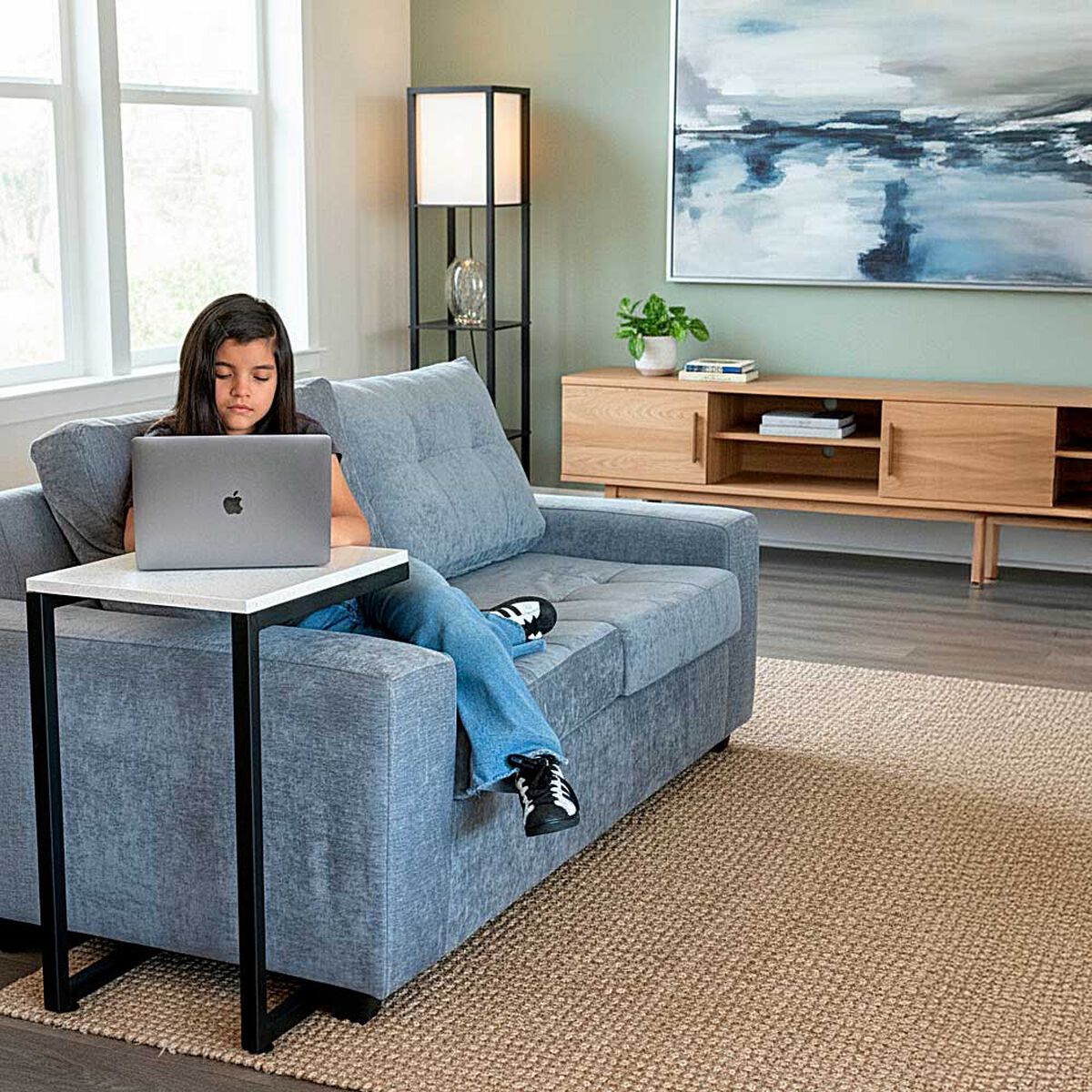 Sof&aacute; Cama Mons Mons M&oacute;naco 3 Cuerpos Gris Medio