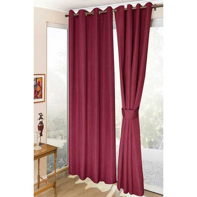 Imagen 1 del producto Juego de Cortina Doral Melbourne 140x220 cm Rojo