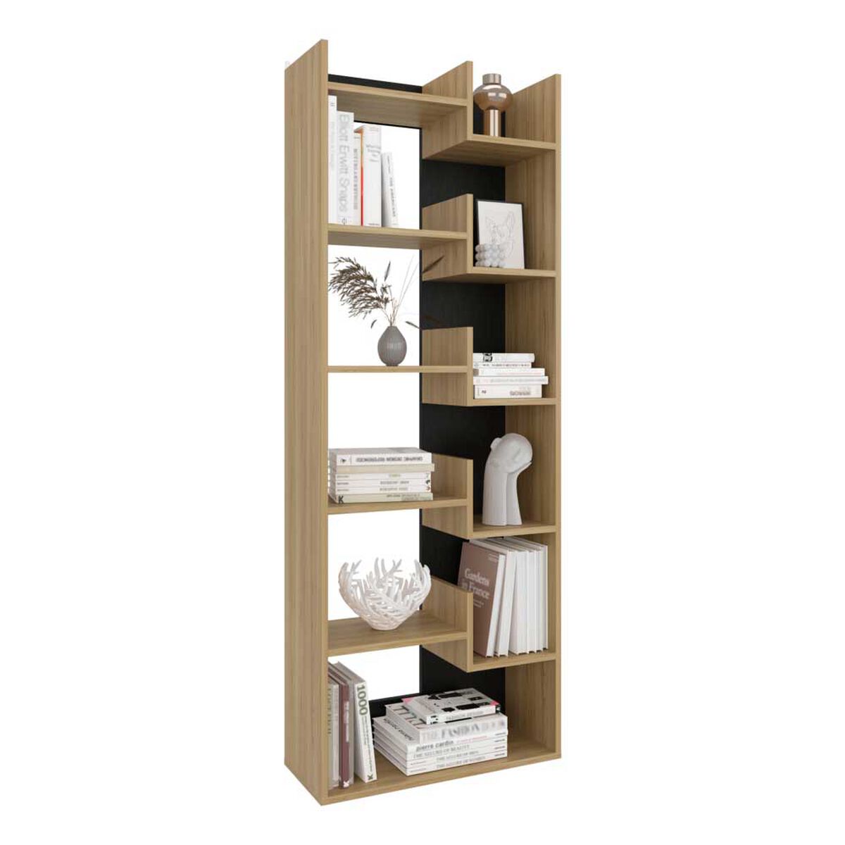 Biblioteca Tuhome Clover Melamina Fresno Europeo Y Wengue&nbsp;