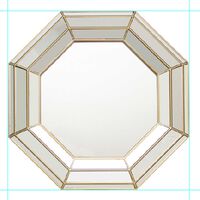 Espejo Vgo Relieve Dorado 45 x 22 cm