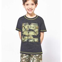 Pijama de Algodón Niño Kayser Gris