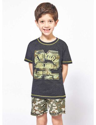 Imagen 1 del producto Pijama de Algodón Niño Kayser Gris