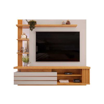 Panel TV Vekkahome Marin Hasta 55" Blanco Café
