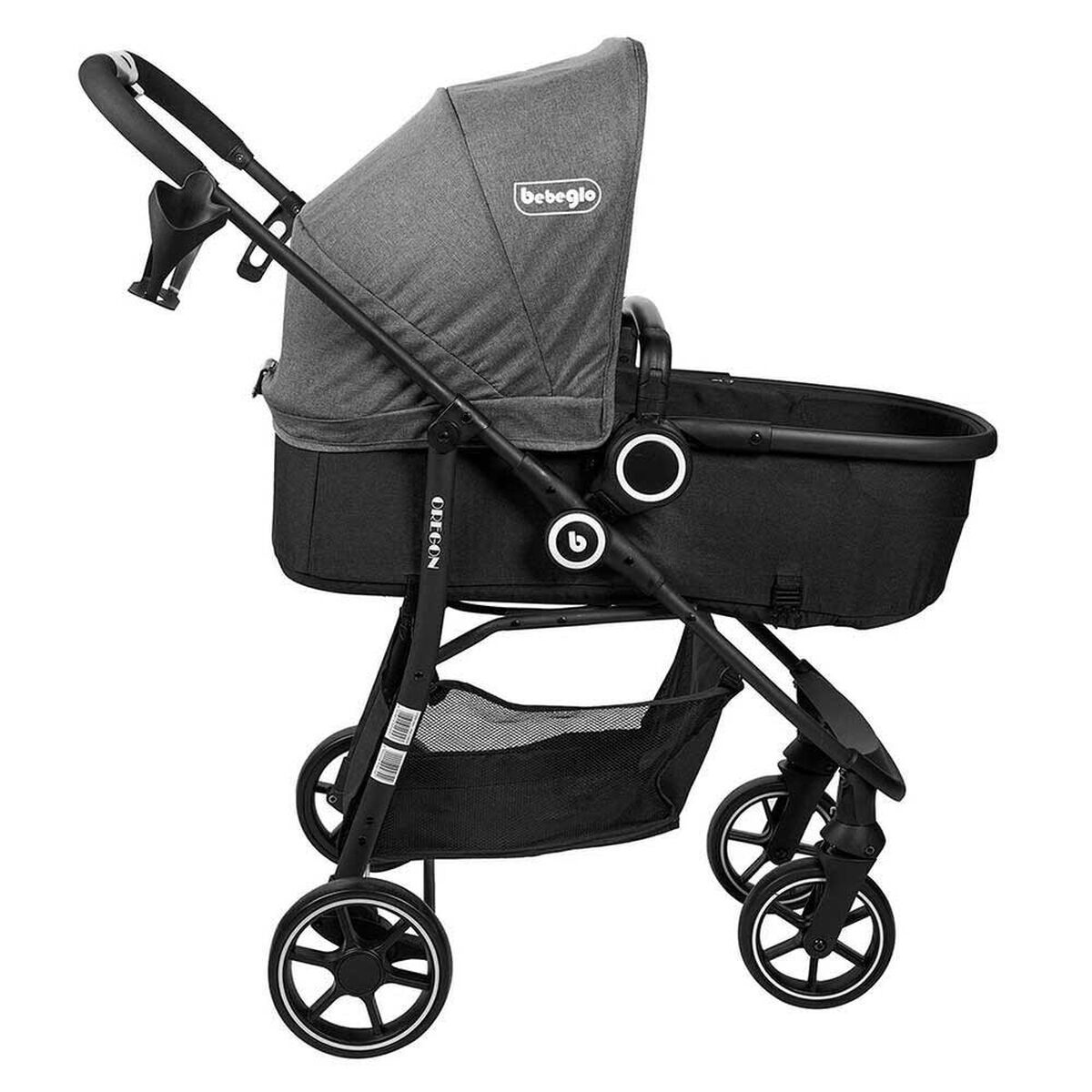 Coche Travel System Isofix Oregon Gris Bebeglo