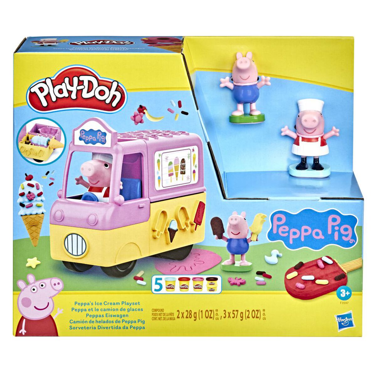 Masas y Plastilinas Camión de Helados de Peppa Pig Play-Doh