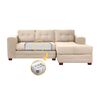 Sof&aacute; Seccional Derecho Living Factory Roma 3 Cuerpos Beige