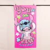 Toalla de Playa Disney-Stitch Love 70x140 cm + Bolso
