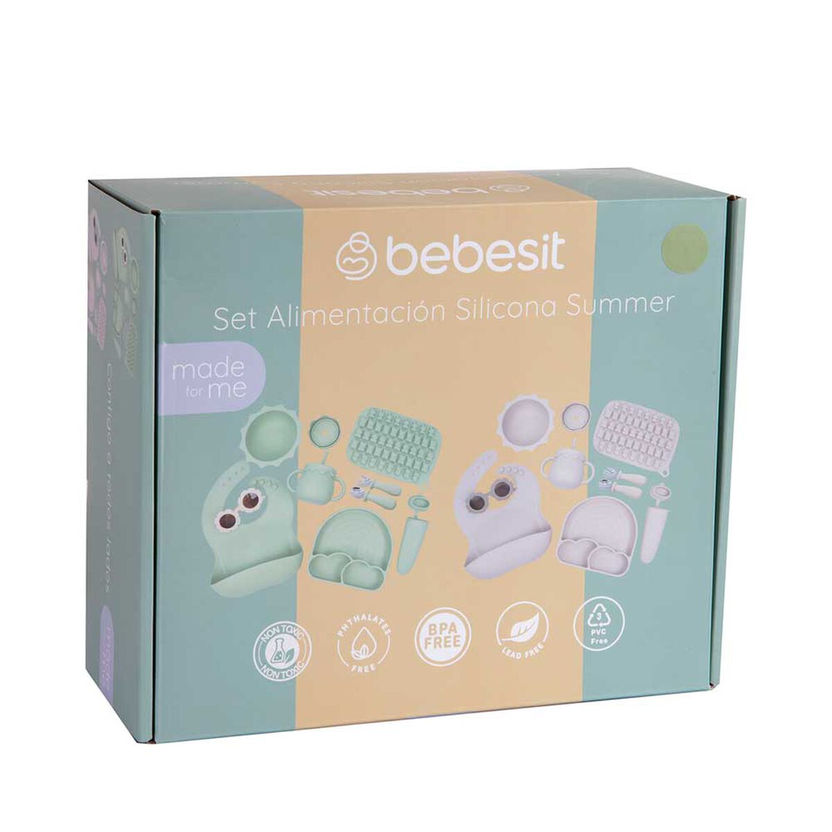 Set de Alimentacion 9 Verde Bebesit