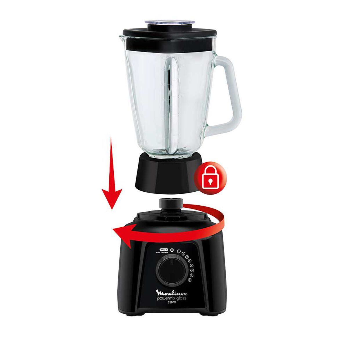 Licuadora Moulinex LN289855 1,75 lts.