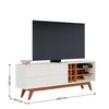 Rack Di Poretti Noronha 75" Blanco