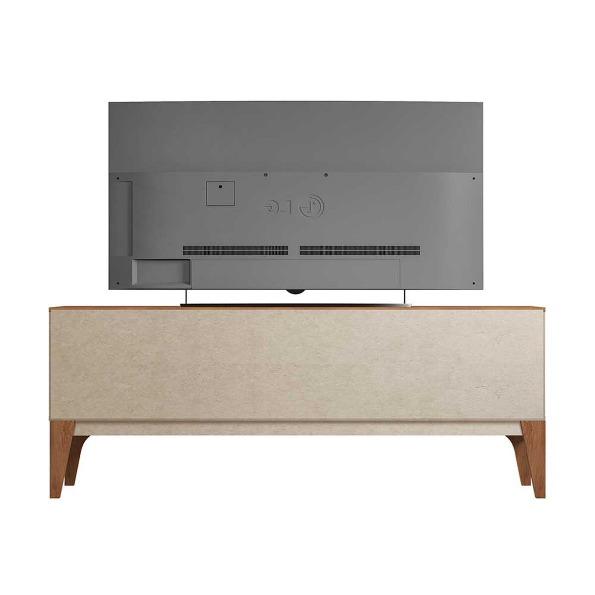 Rack TV Exit Florencia Hasta 70" Beige Matte