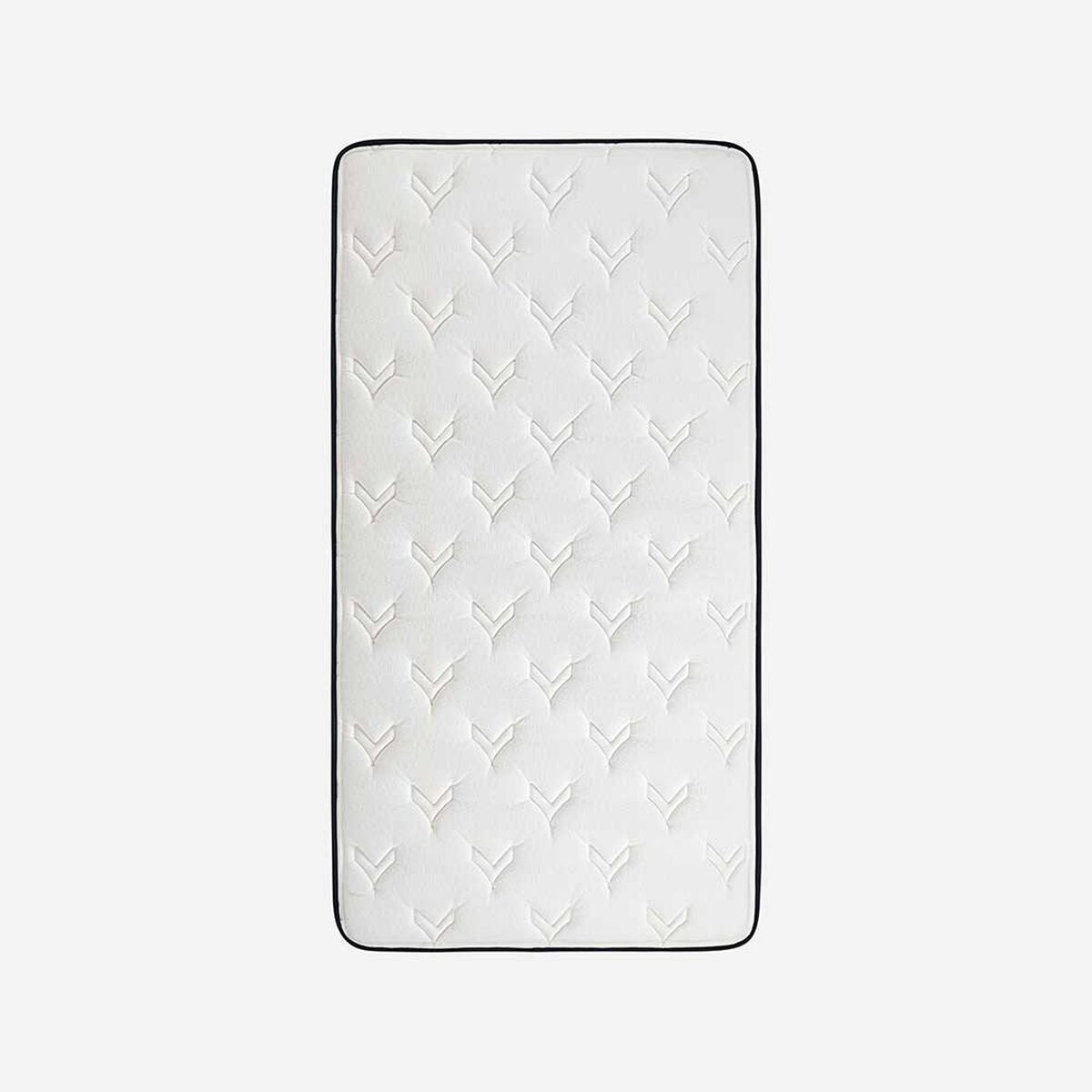 Cama Europea Rosen 1 Plaza Indie + Respaldo Ferrera Gris + Velador