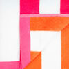 Toalla de Playa Bicolor Reversible Casanova Pink Orange