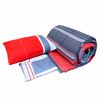 Combo Cama Europea Celta 1,5 Plazas New Atlantis + Set Maderas Nogal Casanova + Set Textiles + Almohada