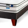Cama Europea Flex 2 Plazas Innova + Respaldo + 2 Veladores