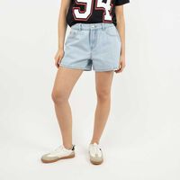 Short Corto Mujer Icono Azul-Claro, Azul-Oscur