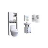 Set De Ba&ntilde;o TuHome Big Bath 5 Puertas Blanco