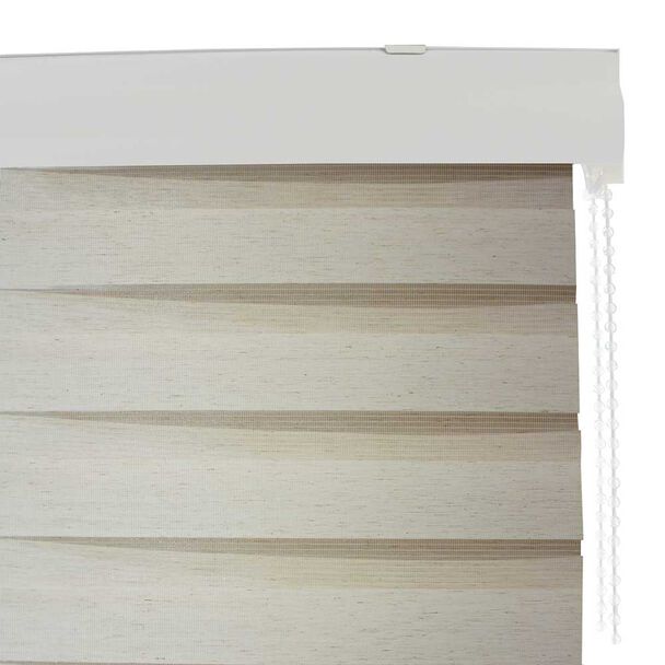 Roller Duo Lino Vincenzi R1730 Blanco Grain 200 x 240 cm