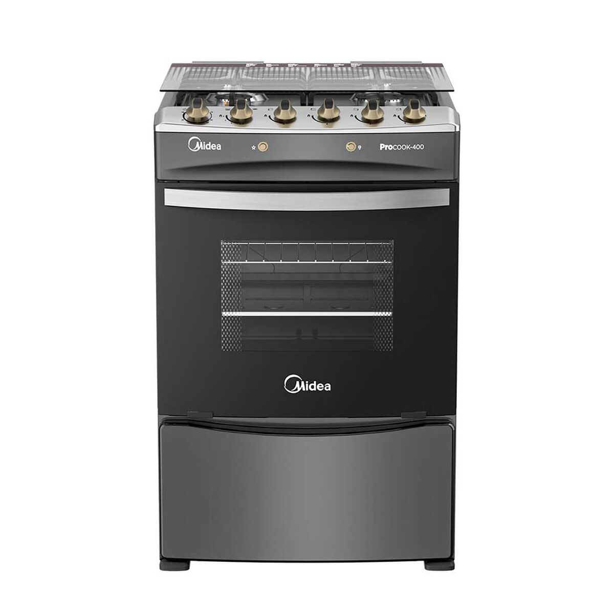 Cocina a Gas Midea MCG-4QPI24NSCG 4 Quemadores