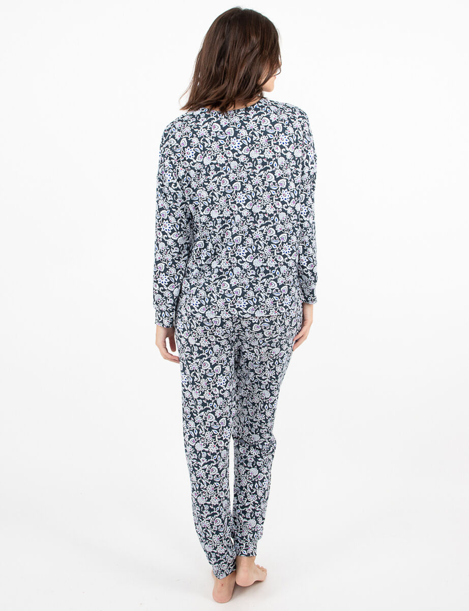 Pijama Floreado Mujer Portman Club