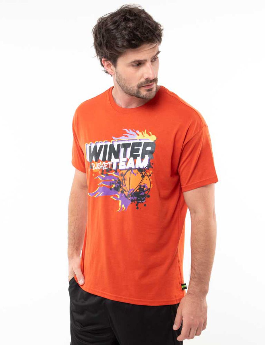 Polera Deportiva Hombre Black County