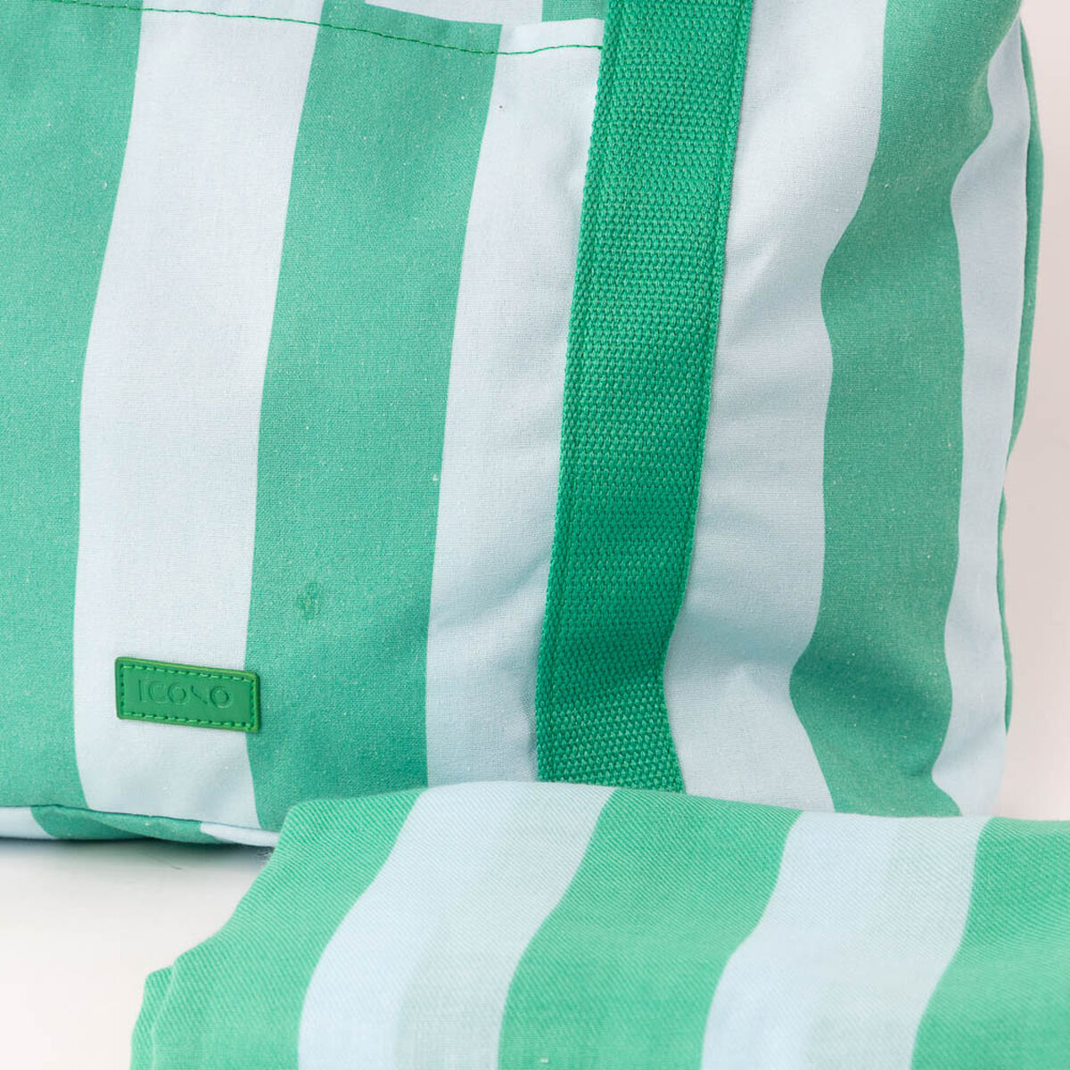 Cartera Tote Menta + Pareo Mujer Icono