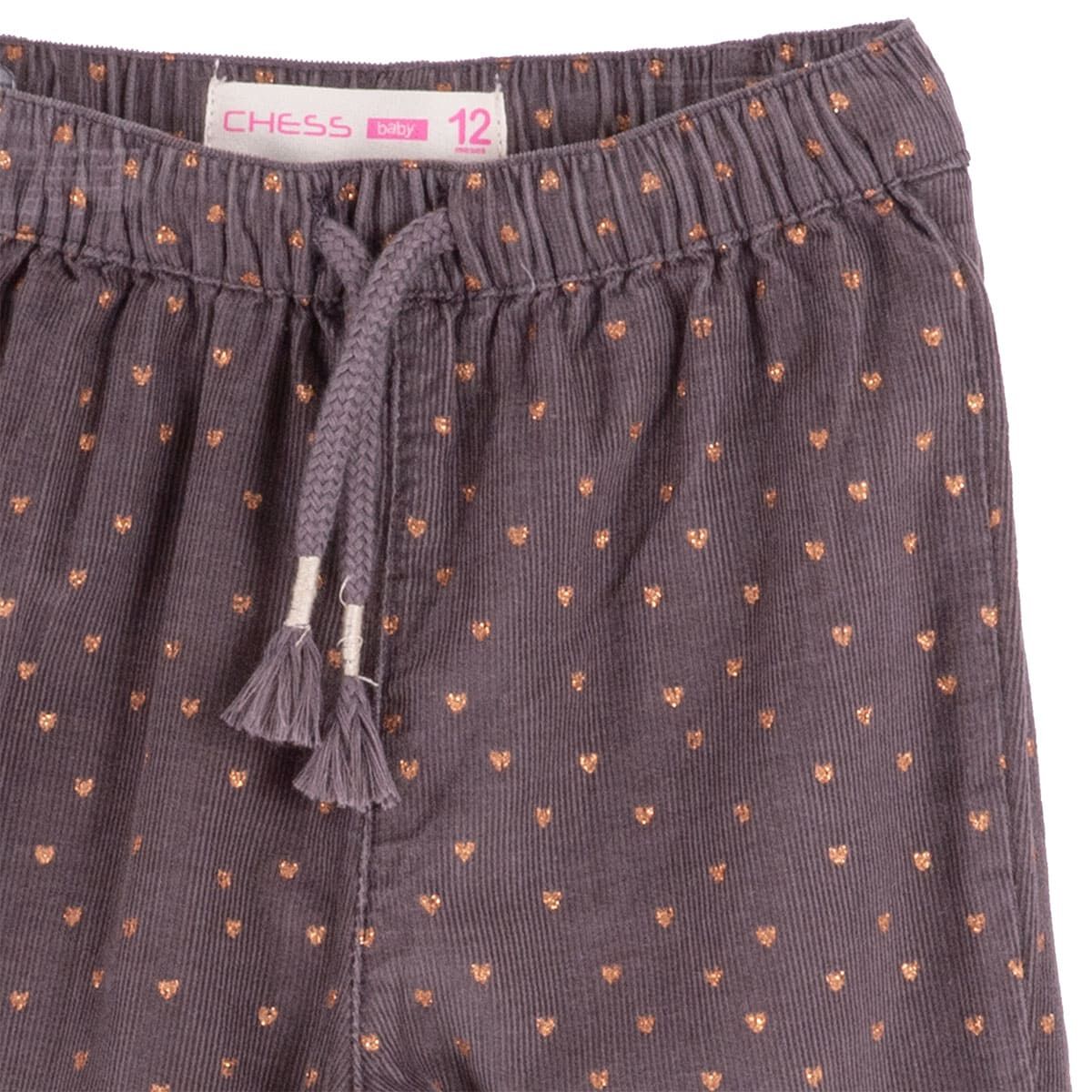 Pantalón de Algodón Beba Chess Baby