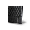 Respaldo Latam Home 1,5 Plazas Florencia Cuero Negro