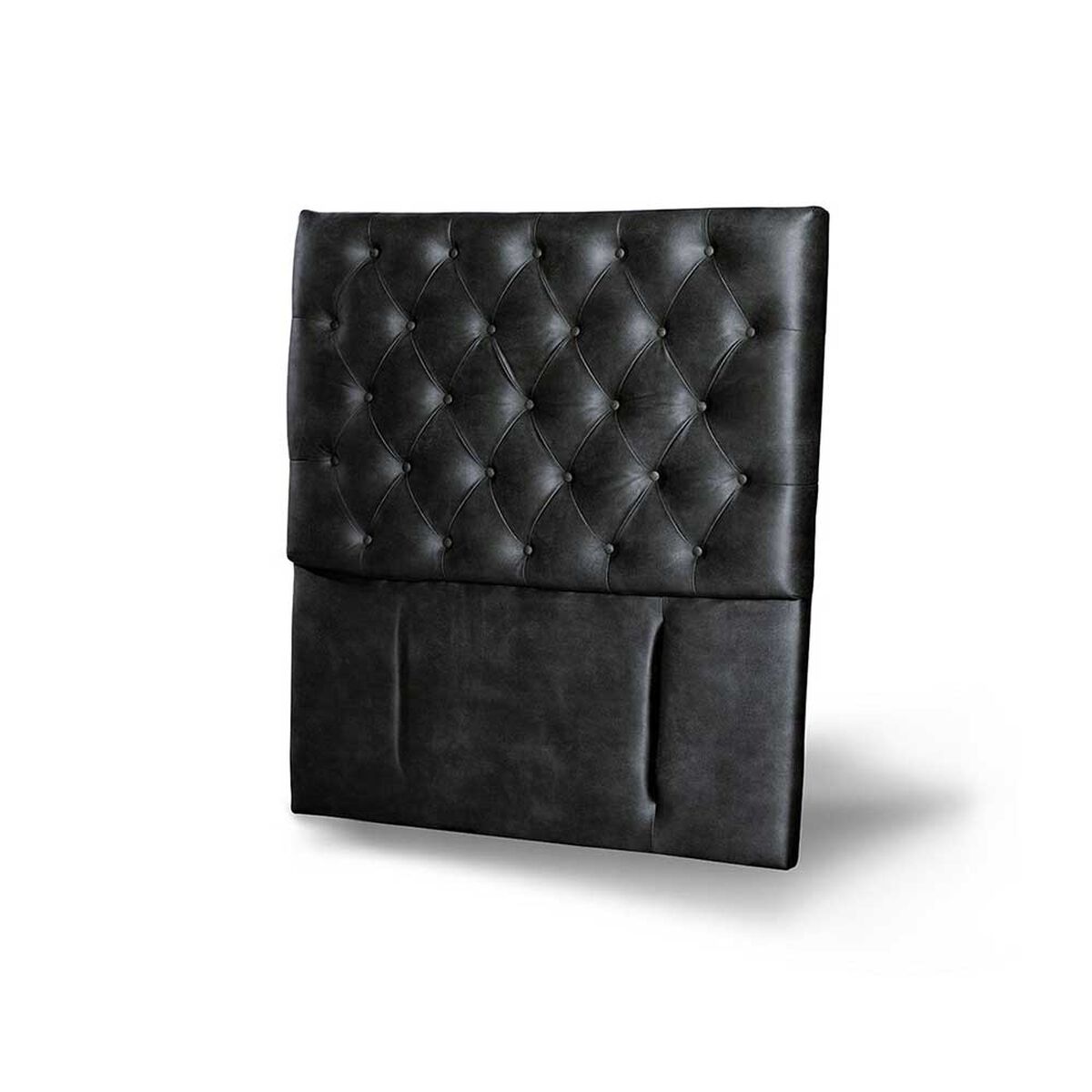 Respaldo Latam Home 1,5 Plazas Florencia Cuero Negro