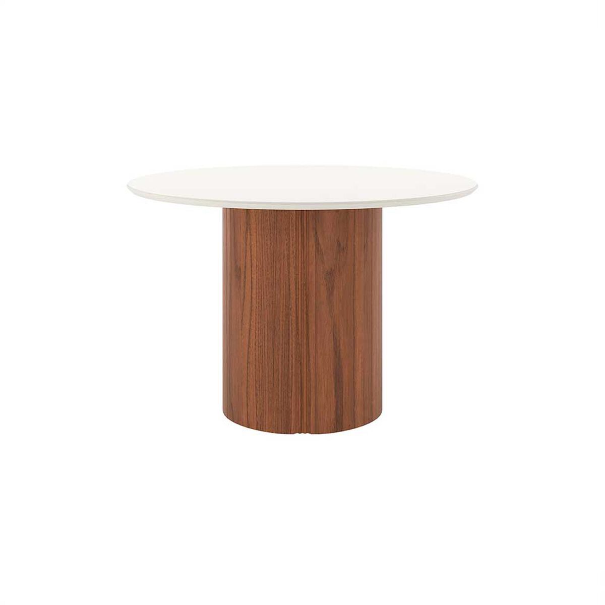 Comedor Decocasa Kalina 4 Sillas Off White Castaño