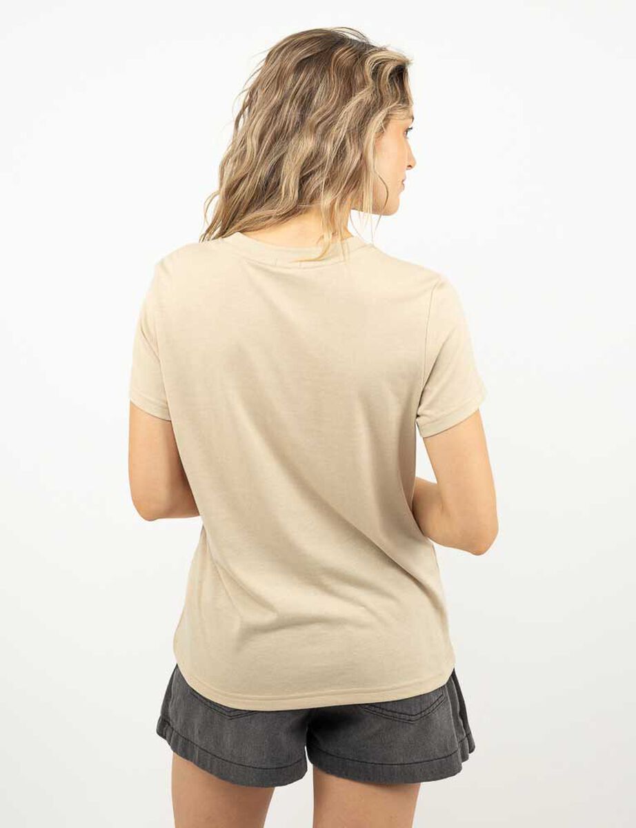 Polera Con Estampado Manga Corta Mujer Icono