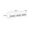Rack TV Amuv Noa Hasta 80" Verde
