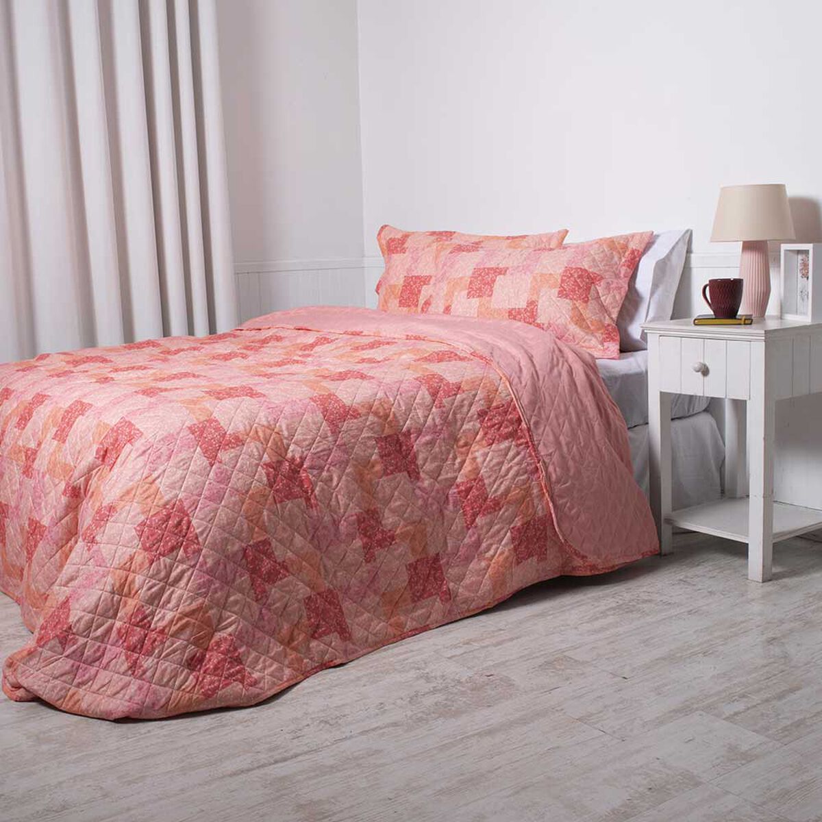 Quilt Mashini 1,5 Plazas Estampado Virgo