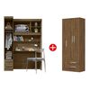 Combo Cl&oacute;set Casanova 3 Puertas 2 Cajones + Cl&oacute;set Escritorio 3 Puertas