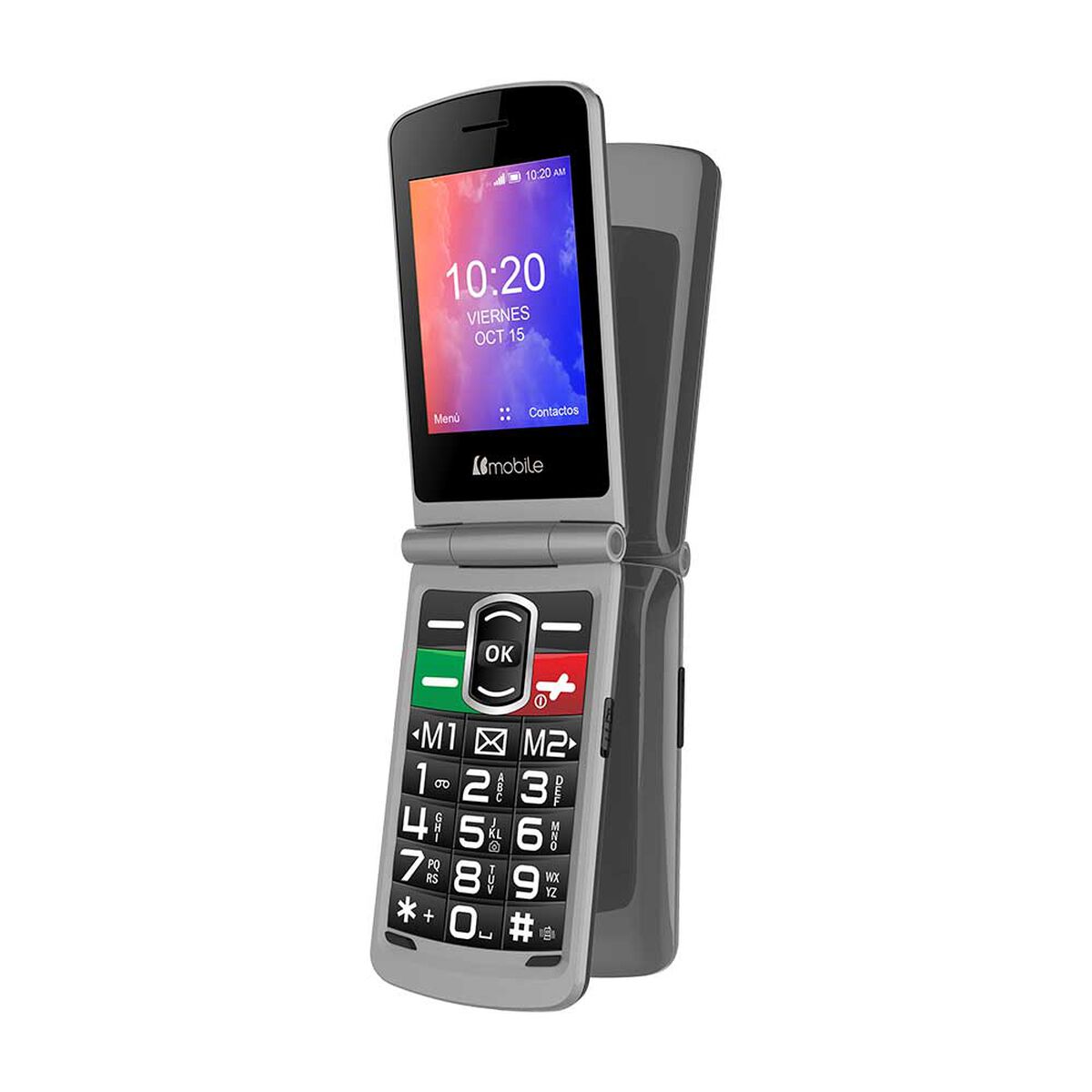 Celular Básico Bmobile C40 128MB 2,8" Gris Wom