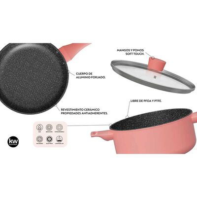 Imagen 2 del producto Batería de Cocina KW Bristol 5 Piezas Fresh