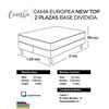Cama Europea Latam Home 2 Plazas New Top BD Beige