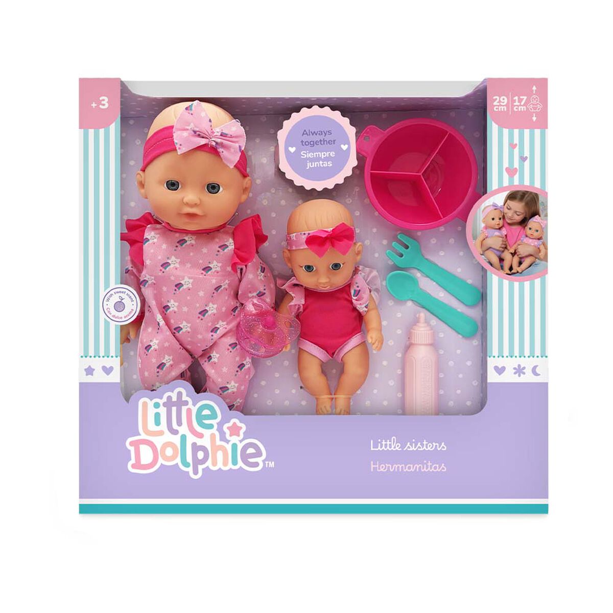 Mu&ntilde;ecas Hermanitas Dise&ntilde;os Surtidos Little Dolphie