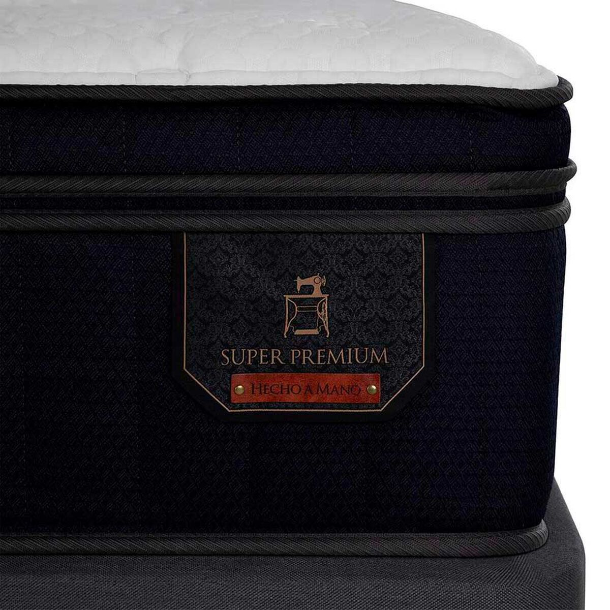 Cama Europea CIC Base Dividida King S&uacute;per Permium + Respaldo Ebro