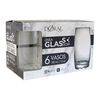 Set Vaso Largo Doral 6 Piezas Bossa 383 ml