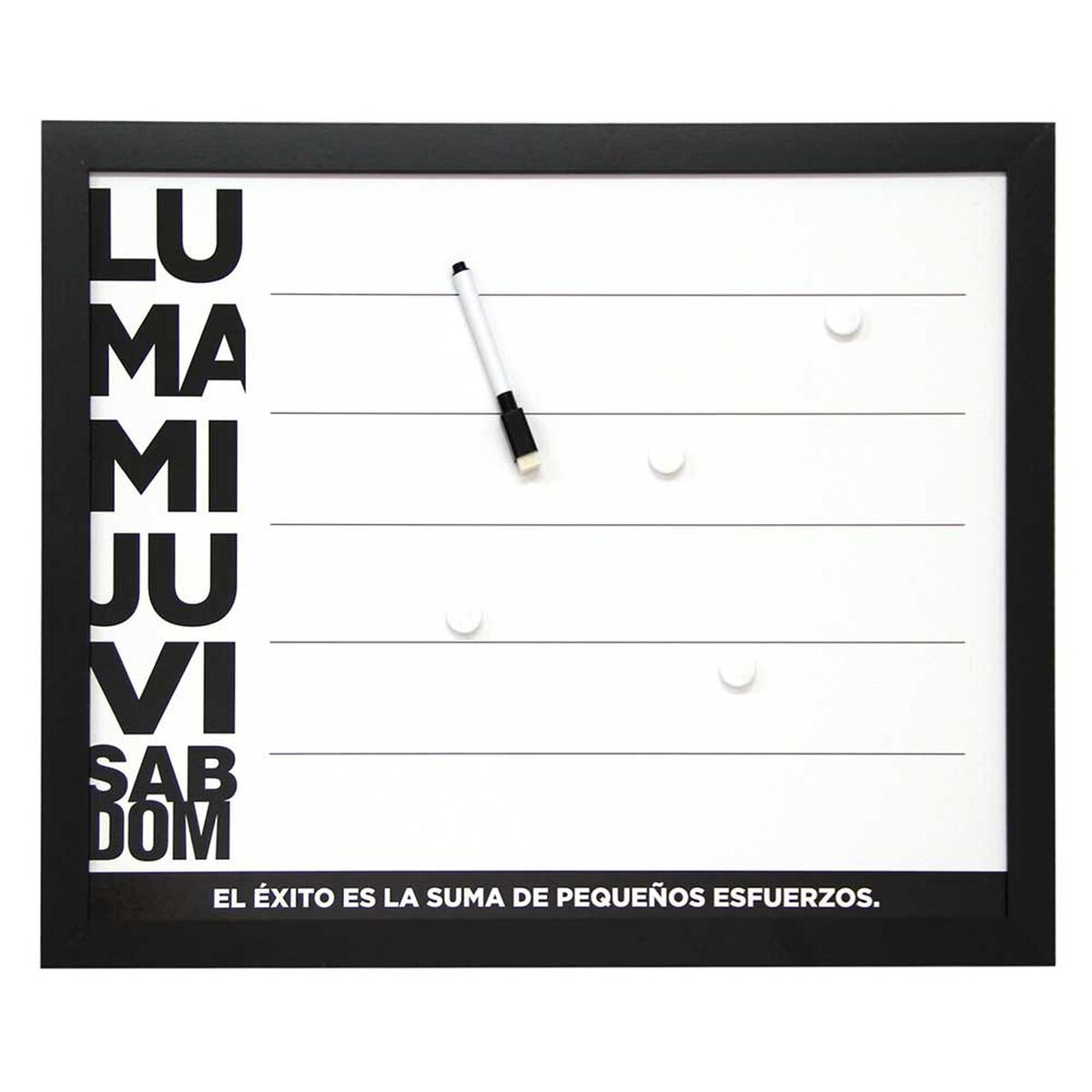 Pizarra Pl&aacute;stico Vgo Work 40 x 50 cm Negro