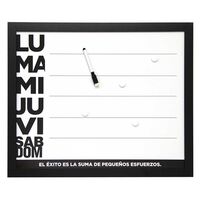 Pizarra Plástico Vgo Work 40 x 50 cm Negro